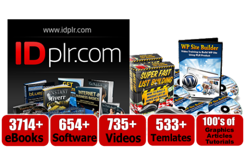 IDPLR Review – 12,590+ PLR Products